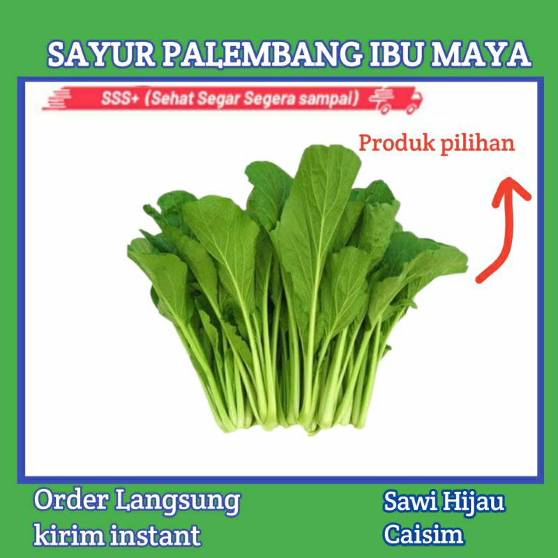 

Sawi Hijau Caisim - Sayur Sayuran Segar Palembang Ibu Maya