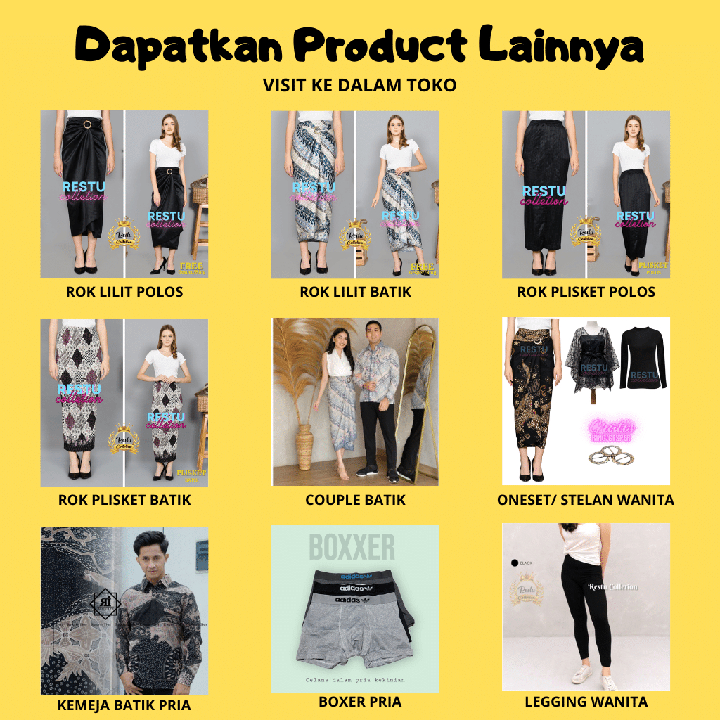 CUCI GUDANG Rok Lilit Songket Motif Batik Wanita MK Biru Bawahan Kebaya Wisuda dan Kondangan +