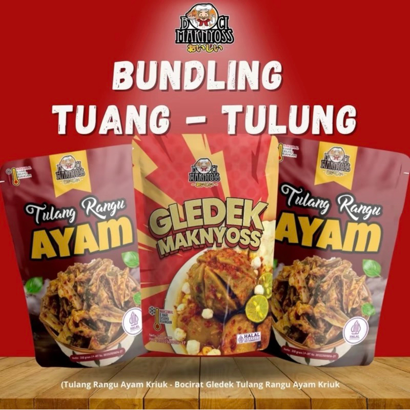 

BUNDLING TULANG TULUNG ( 2pcs Tulang muda + Bocirat gledek) BOCI MAKNYOSS