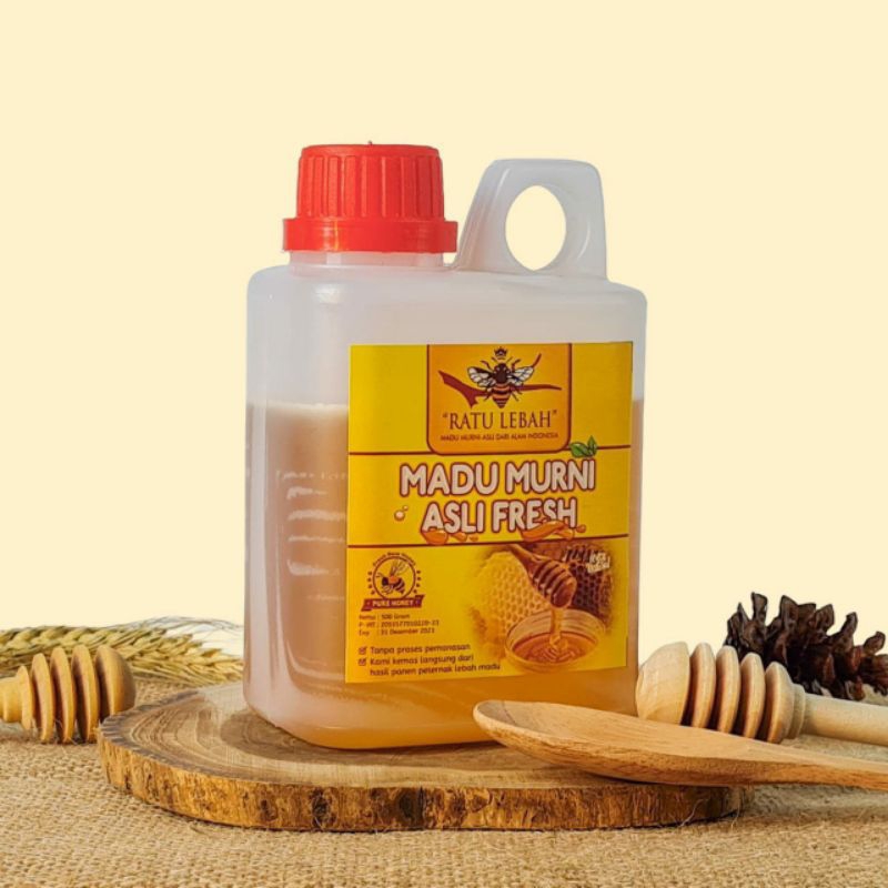 

MADU MURNI ASLI FRESH KEMASAN 500GR