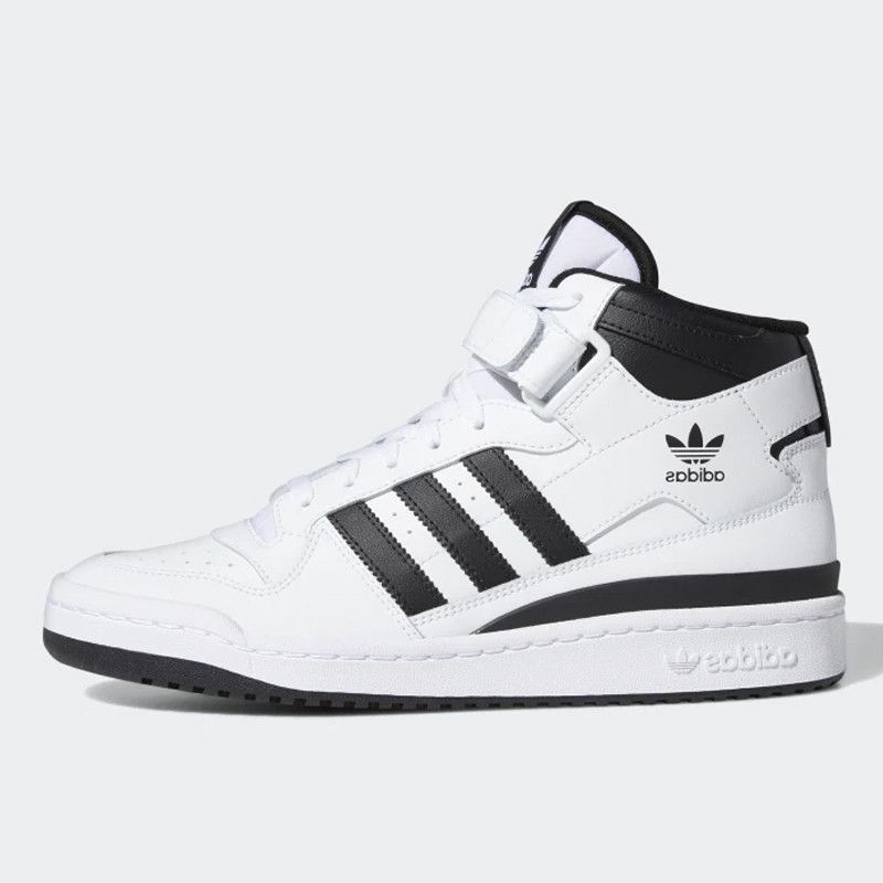 adidas forum mid white black 3 stripes original authentic