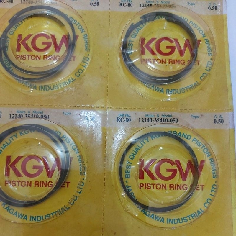 VEER SEKER RING PISTON RC80 OS STD 50 100