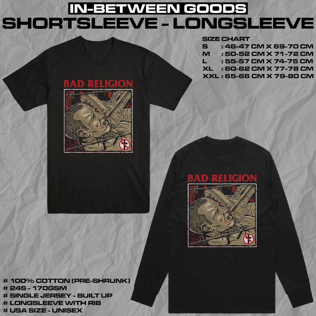 BAD RELIGION - BOOT STAMPING | T-SHIRT | LONGSLEEVE | BAND MERCH