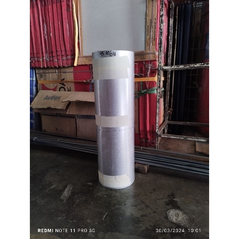 Seng talang galvalum sheet lebar 60 cm tebal 030 per rol
