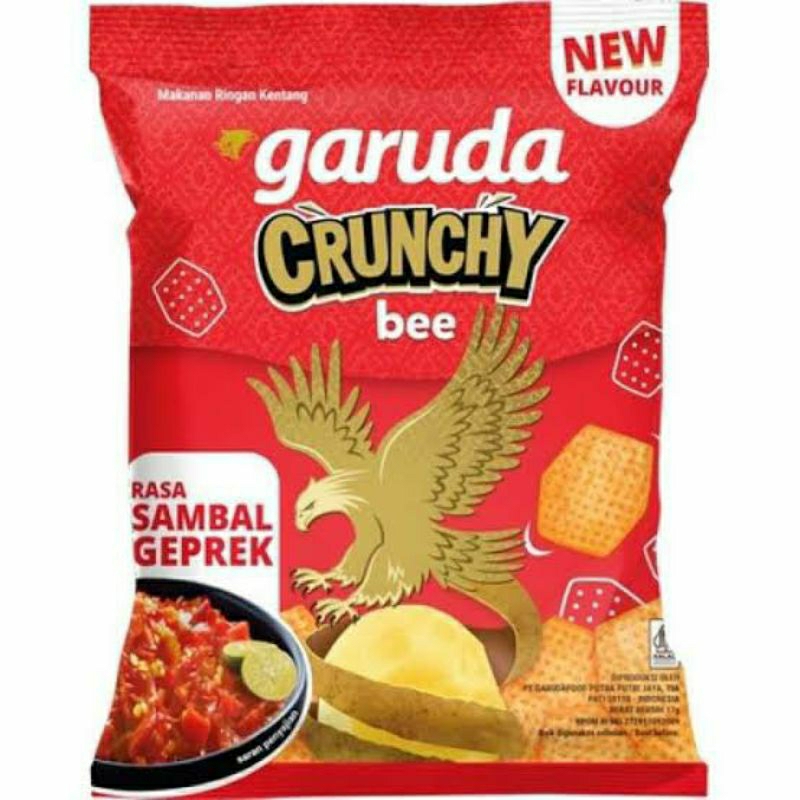 

Chiki Garuda Crunchy rasa sambal geprek 1dus