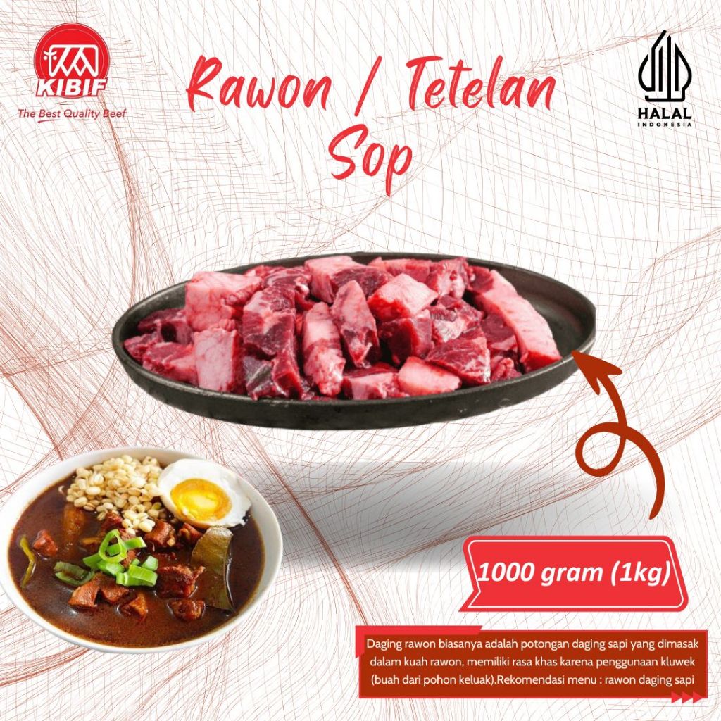 

Rawon / Tetelan Sop 1kg