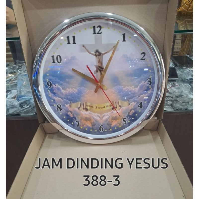 Jam Dinding Gambar Yesus 388