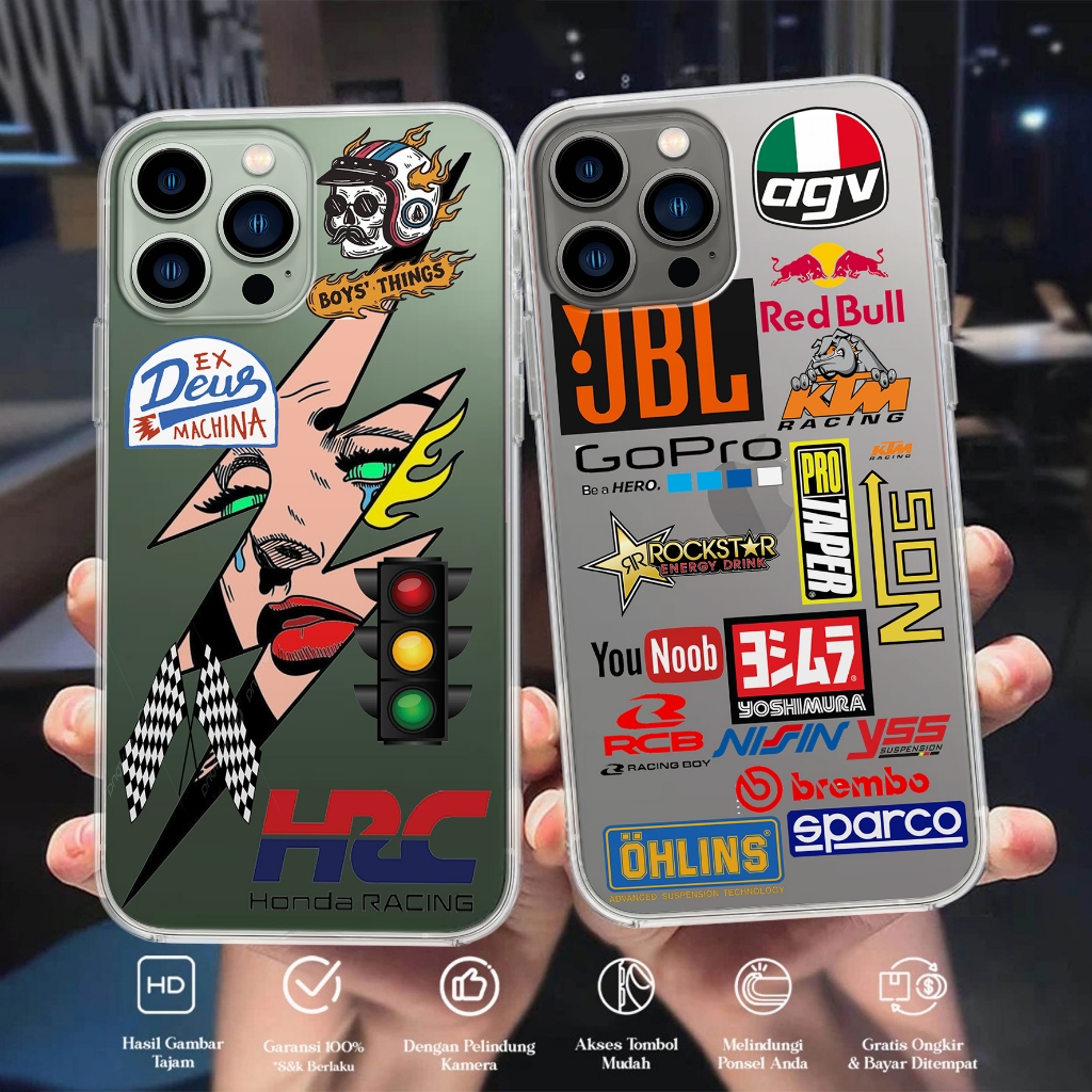 Case Motif RACING REALME 3 REALME 5 REALME 3 PRO REALME 8 5G REALME 8i REALME C1 C11 C2 C17 C20 C21Y