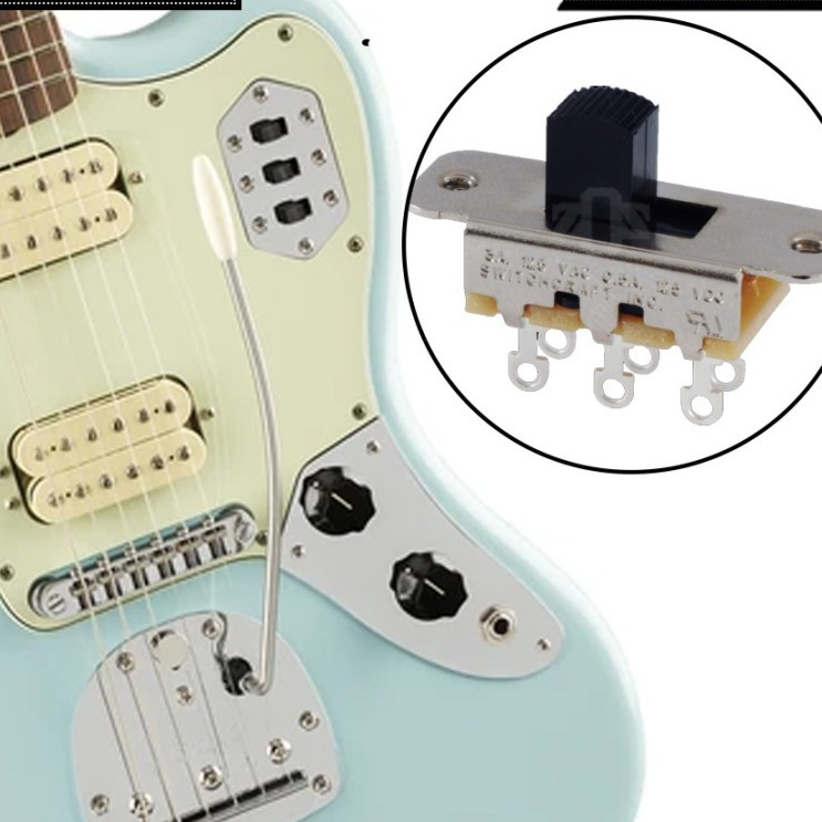 Mini Saklar Switch Switchcraft Geser Slide Jaguar SPDT 3Pin