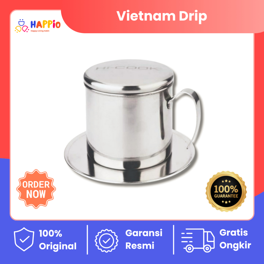 VIETNAM DRIP STAINLESS STEEL TEBAL KUALITAS PREMIUM COFFEE DRIPPER VIETNAM DRIPPER ALAT PEMBUAT COFF