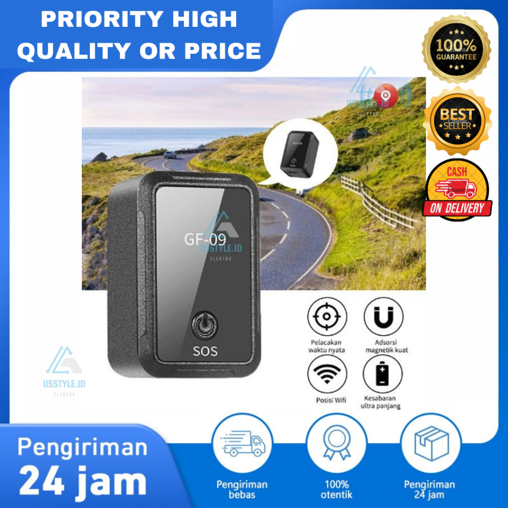 GF09 GF07 GPS Tracker Mobil Motor Mini Recording Voice Alat Sadap GSM