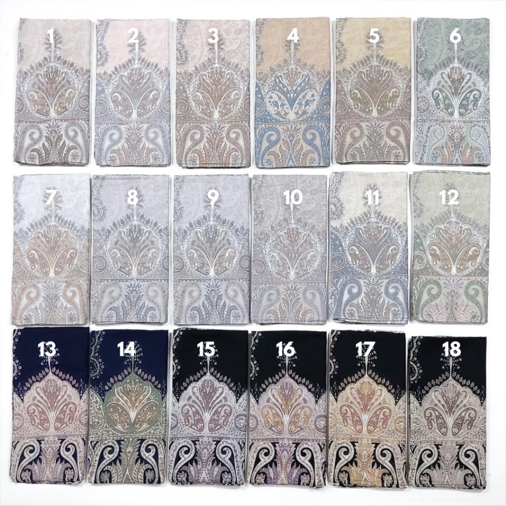 JAMILA Series Miss Color Voile Scarf Ultrafine Polyspun - Hijab Size 120*120 cm-5