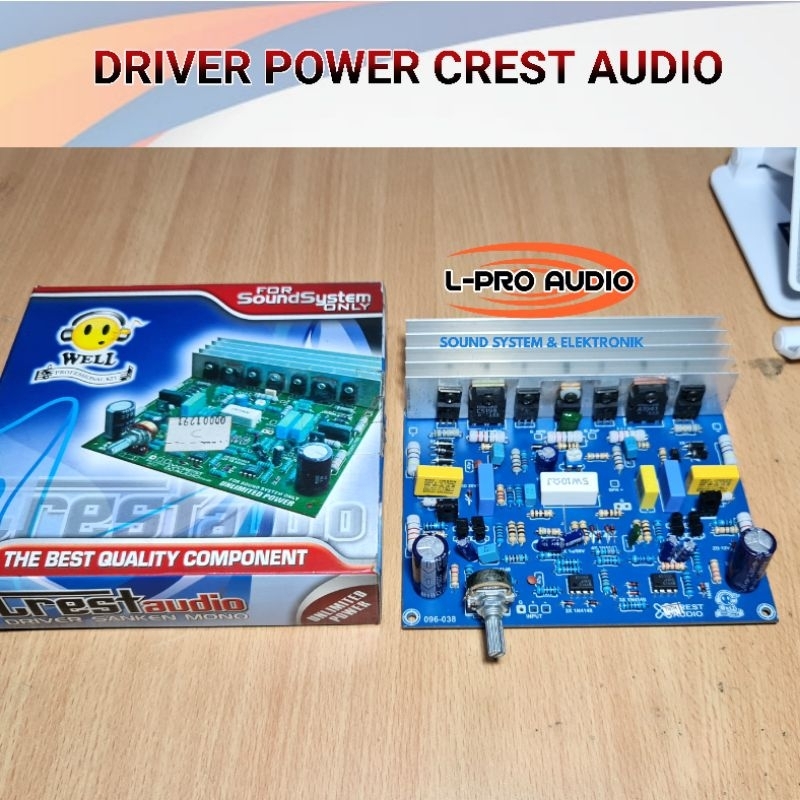 Kit driver power CREST AUDIO mono