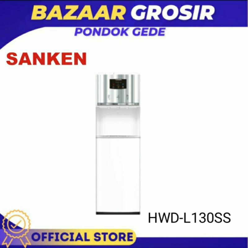 SANKEN HWDL130SS DISPENSER GALON BAWAH OASIS STAINLESS STEEL