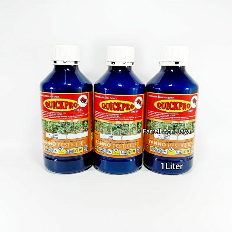 HERBISIDA QUICKPRO 276SL 1LT (1btl) PARAKUAT KONTAK
