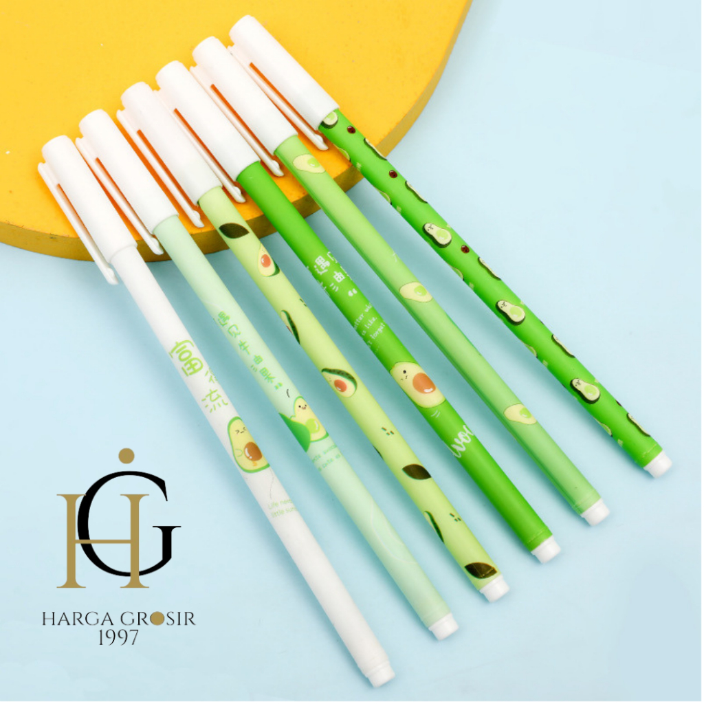 

Pulpen bisa dihapus alpukat pen lucu murah bisa cod kado unik motif buah
