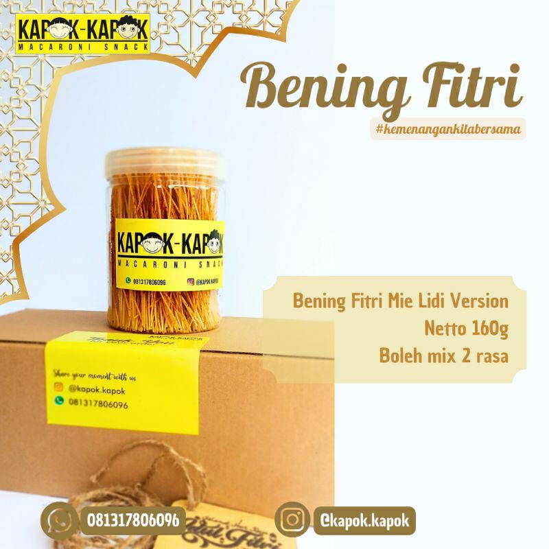 

Makaroni Lidi Bening Fitri Kapok