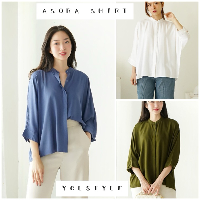 ASORA BLOUSE - BLUS WANITA BASIC RAYON PREMIUM