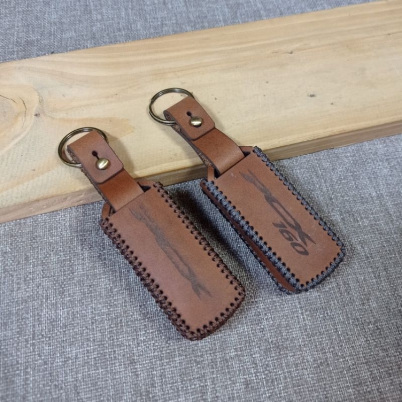 Sarung Remote PCX 160 Kulit Asli Cover Case Kunci Remote