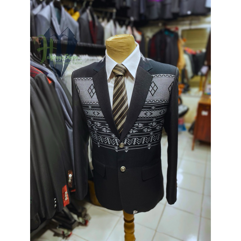 JAS KOMBINASI ULOS SADUM /JAS FORMAL TENUN SADUM | JAS BATAK