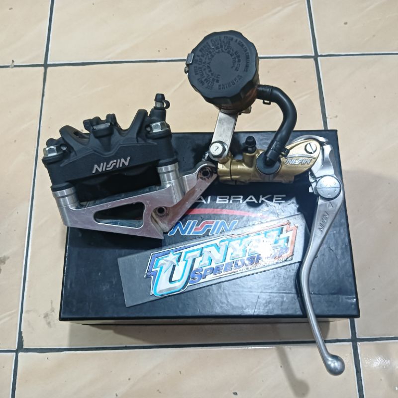 Master rem Nissin samurai radial dan kaliper twin original