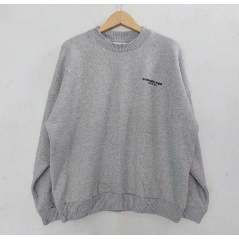 Ermenegildo Zegna x Fear of God Sweatshirt in Gray Oversized