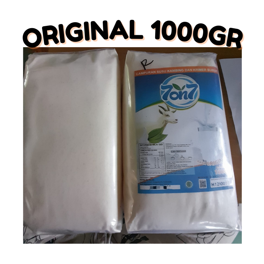 

SUSU KAMBING BUBUK KEMASAN RASA ORIGINAL 1000gr BPOM