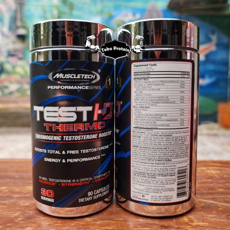 Eceran Ecer Muscletech Test HD Thermo Capsule Testosterone Booster TestHD