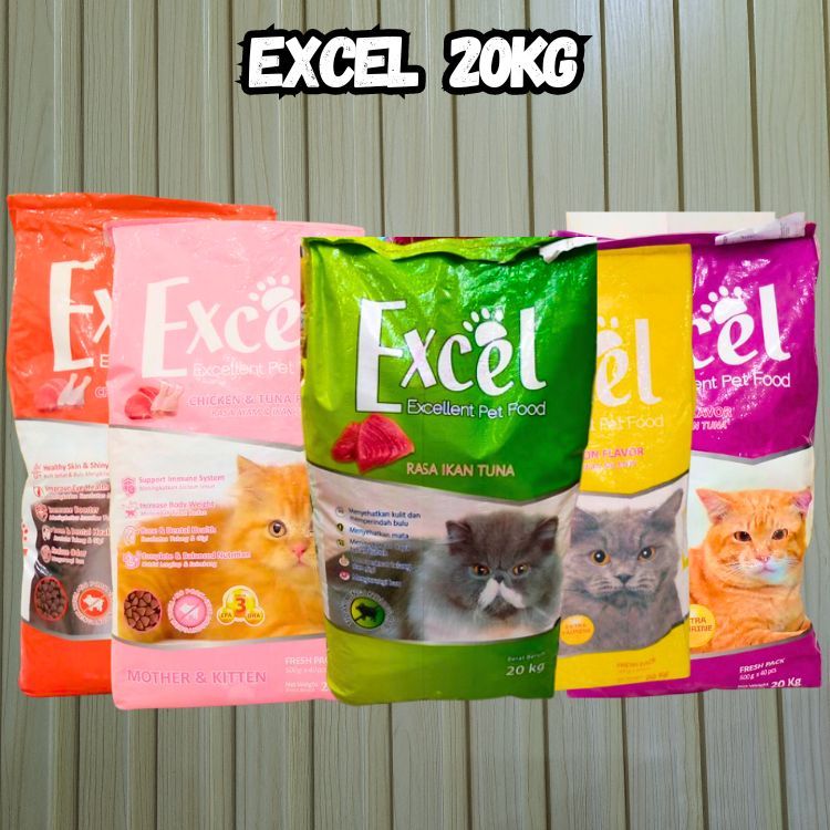 EXCEL CAT 20KG MAKNAN KERING KUCING 20KG