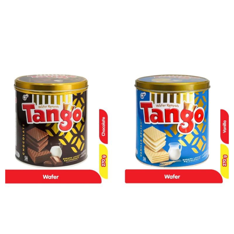 

Tango Wafer Kaleng 270 g