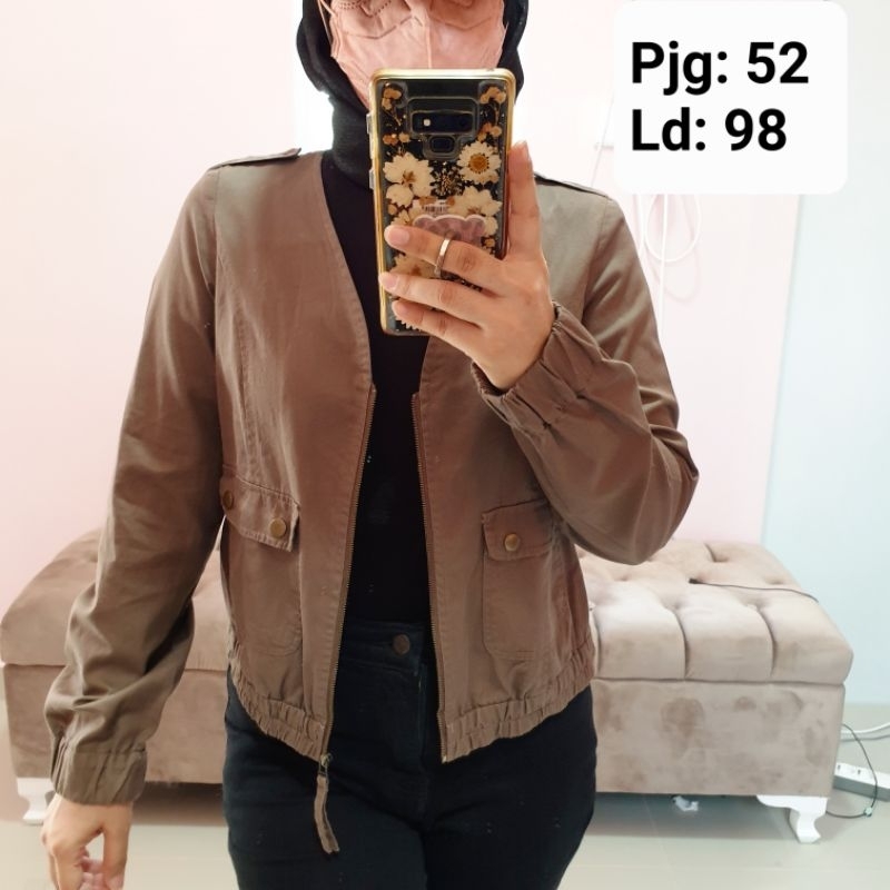 CDS Basic Coklat Lengan Panjang Wanita