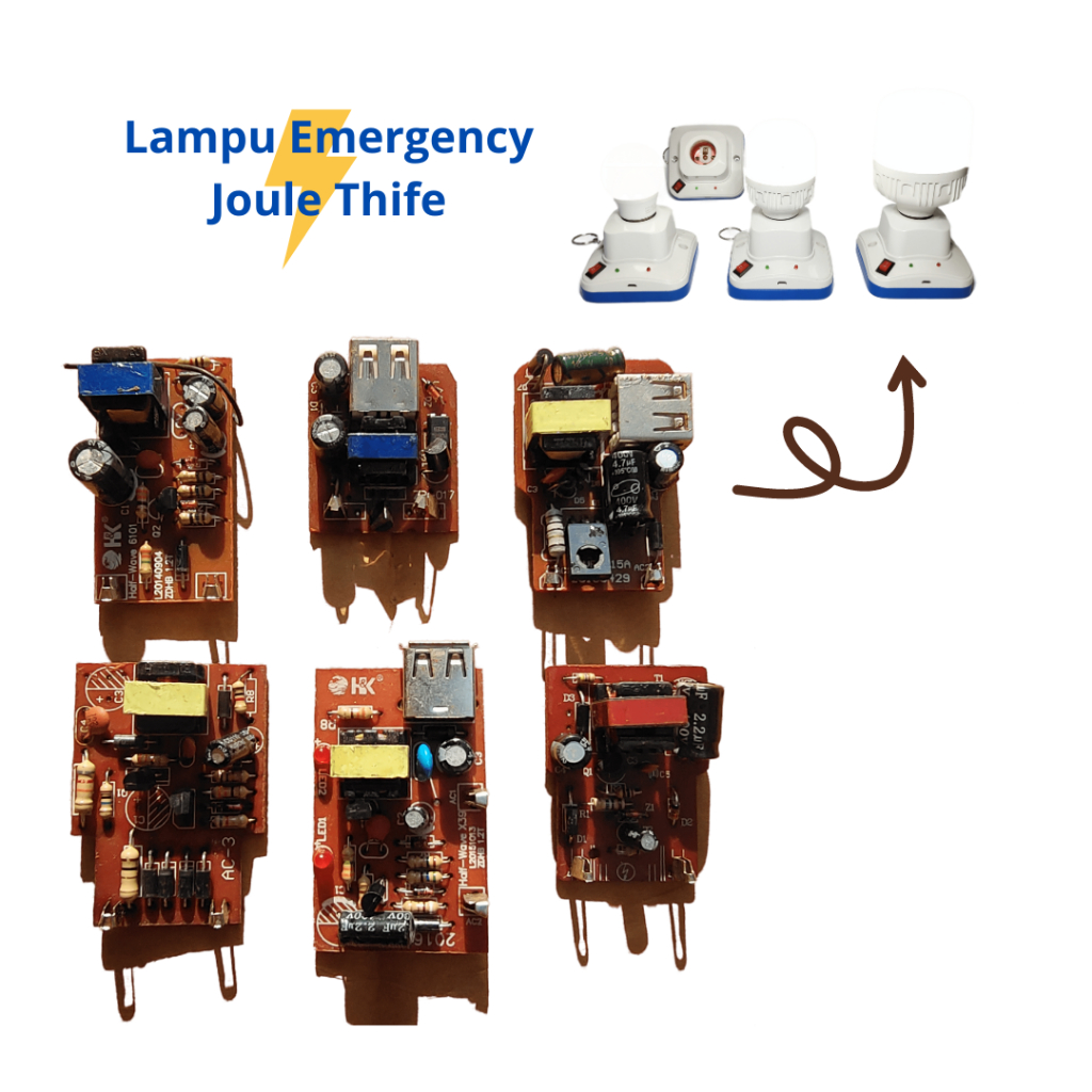 Charger Mesin Cas HP Trafo JT dengan PCB Berkualitas Tinggi untuk Rangkaian Elektronik Joule Thief