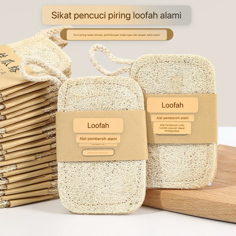 Sabut Cuci Piring Spons Loofah Sponge Jaring Oyong Gambas /Spons Oyong Kering / Spons Cuci Piring Da