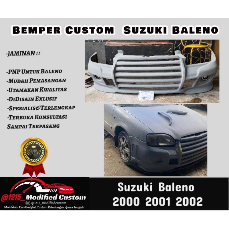 Bemper depan Baleno 2000-2002 modif