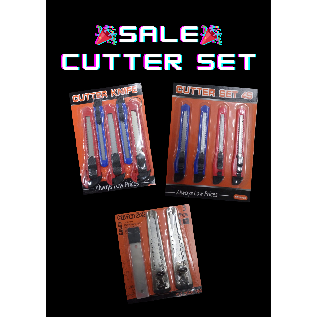 

SALE!!!! Cutter Set (Cutter Knife, Cutter Set 4s, Cutter Set 3)
