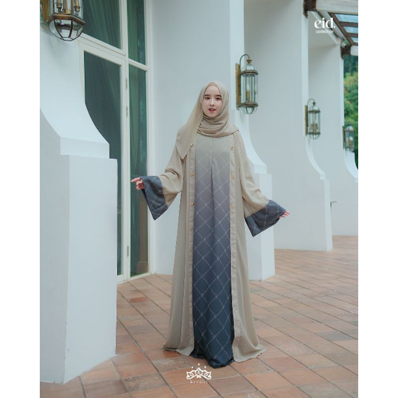 READY STOCK PASHMINA EVERLAST MONOGRAM BY KAZAMI STORE