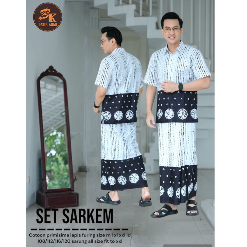 Pusat Bordir Tasikmalaya - Sarung Batik Premium Motif Biaswara Original