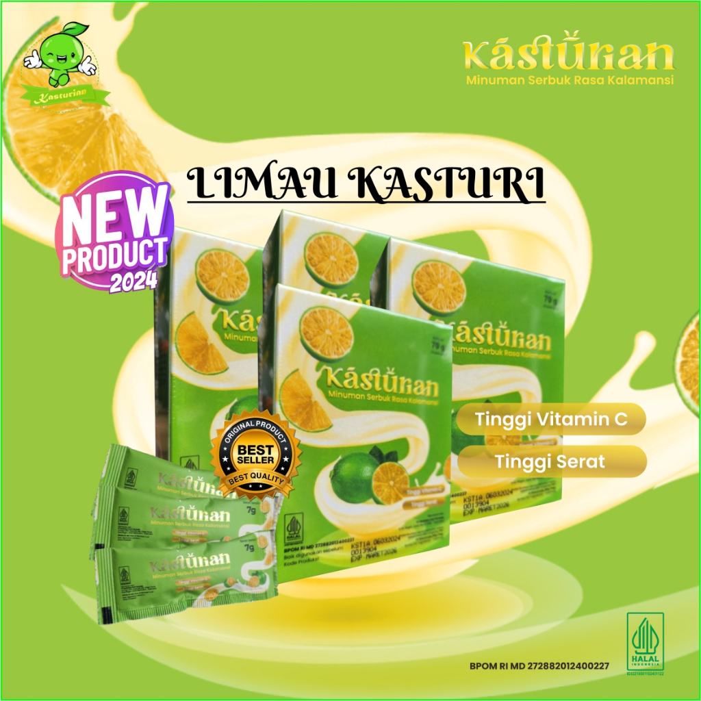 

Kasturian minuman serbuk rasa kalamansi perpcs/ 1 sascet