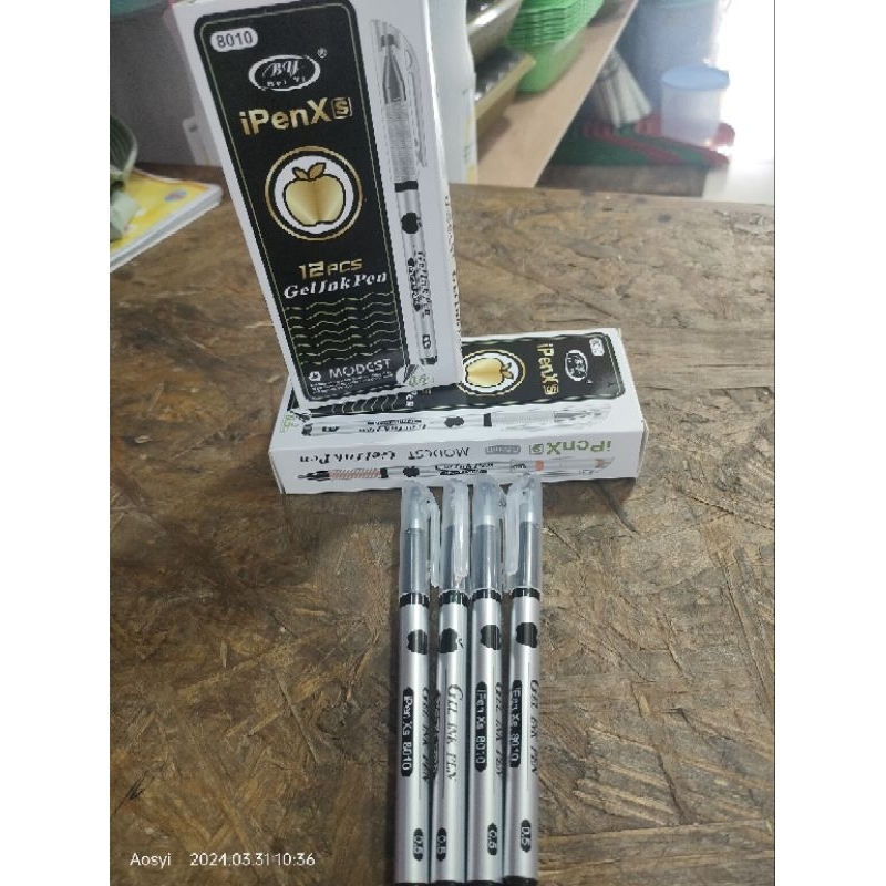 

Pulpen iPenX s 8010 Gel 0.5 mm isi 12 Pcs