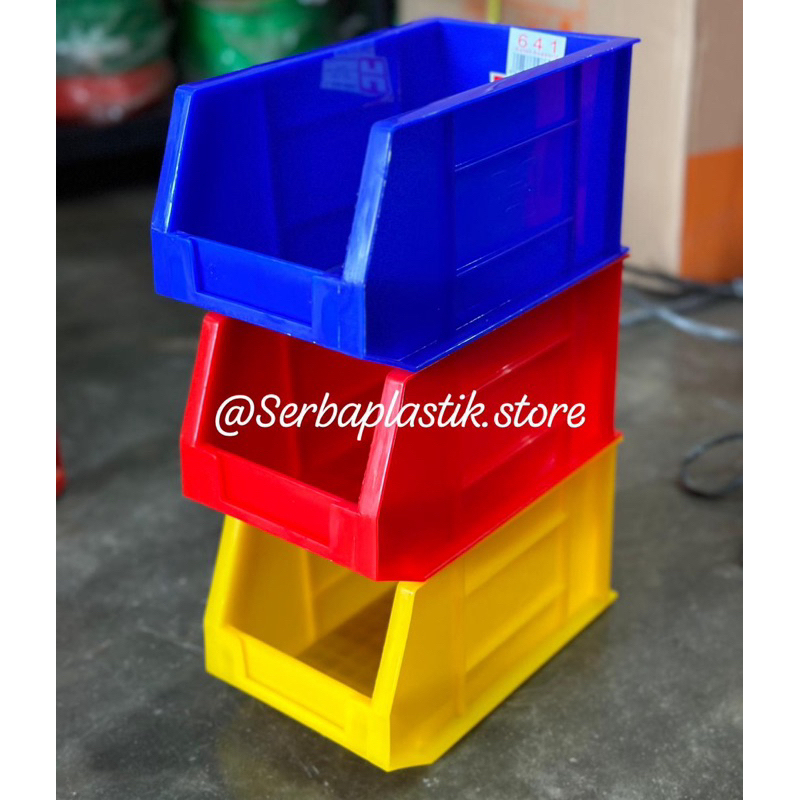 container tatak tempat accessories sparepart krat keranjang laci baut kecil plastik warna tatak hana