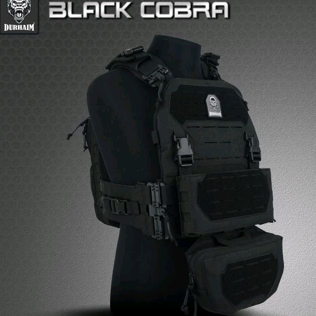 BODY VEST NEW DURHAIM BLACK COBRA