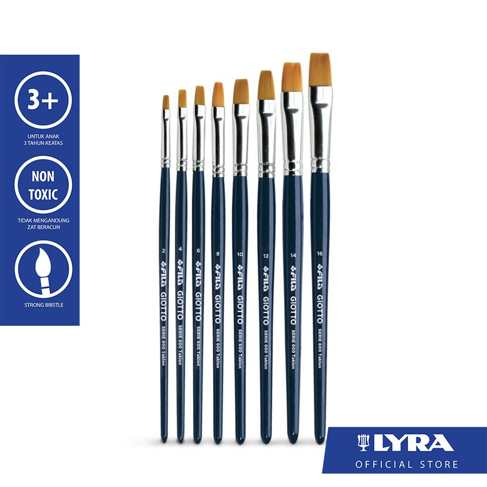 

Giotto Brushes Art Taklon 600 Series ( # 670.........)