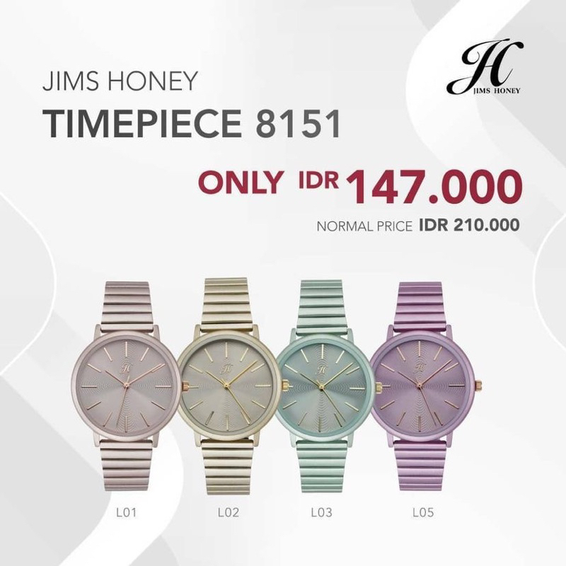 Jims Honey JT8151 Jam Tangan Rantai Wanita
