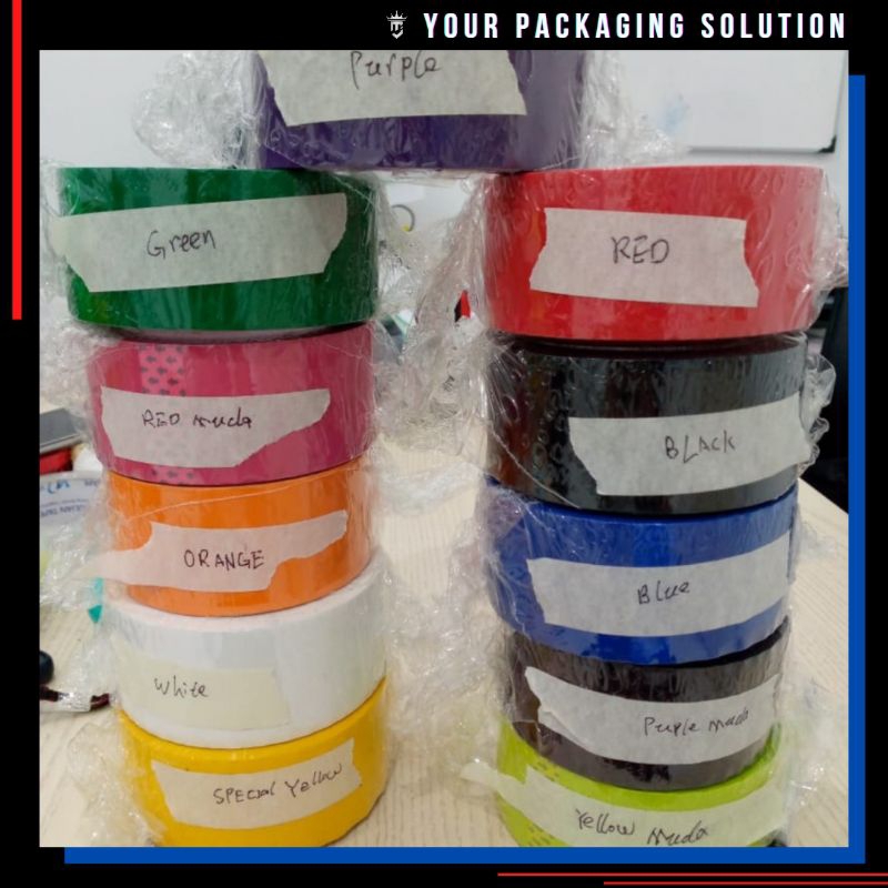 LAKBAN WARNA / LAKBAN ISOLASI STAR TAPE / SEVEN STAR