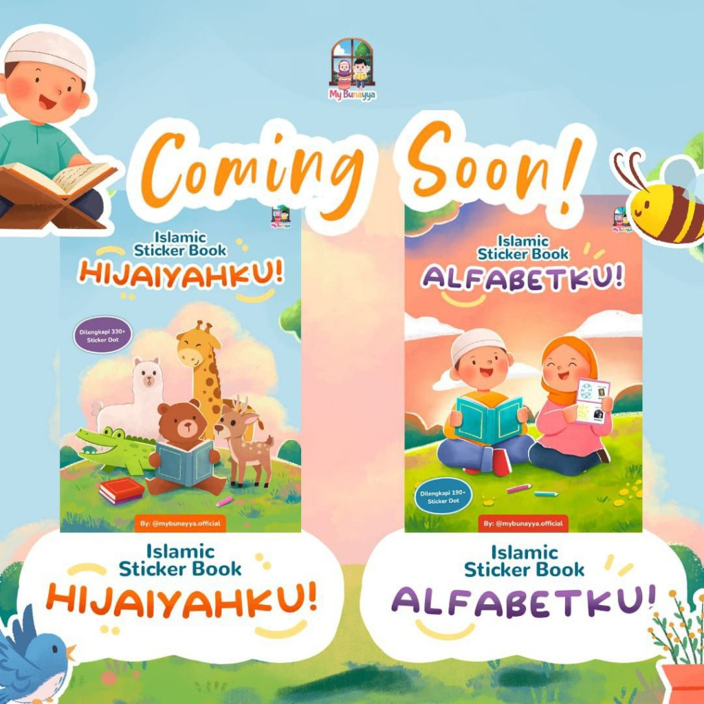 

Islamic Sticker Book Hijaiyah & Alfabetku