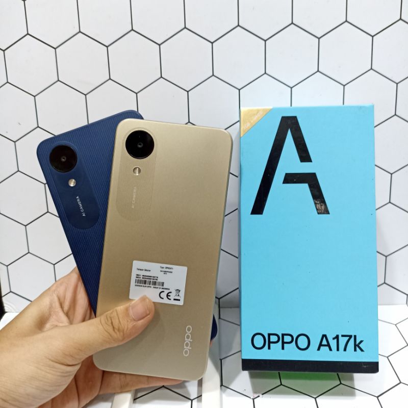 OPPO A17K 3/64GB SECOND FULLSET | hp second-bekas fullset bergaransi