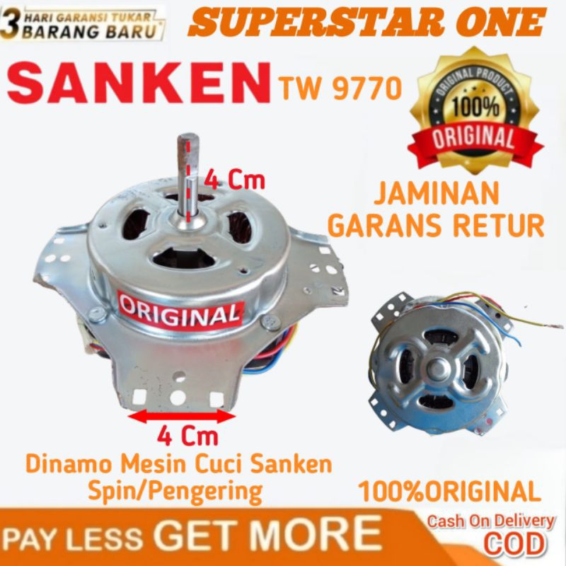 Dinamo Mesin Cuci Sanken Spin Pengering TW 9927
