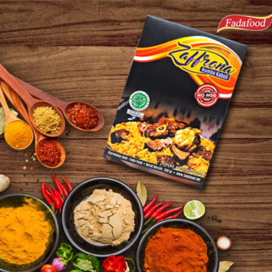 

BUMBU BUBUK KEBULI ZAFFRONA 100 gram Bumbu Instant Masak Kering Nasi Kabuli Tanpa MSG HALAL