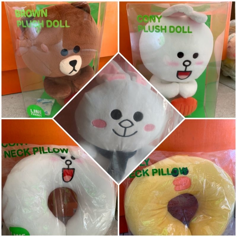 [Ready Stock] Official Boneka Line Friend, Cony, Brown, Sally