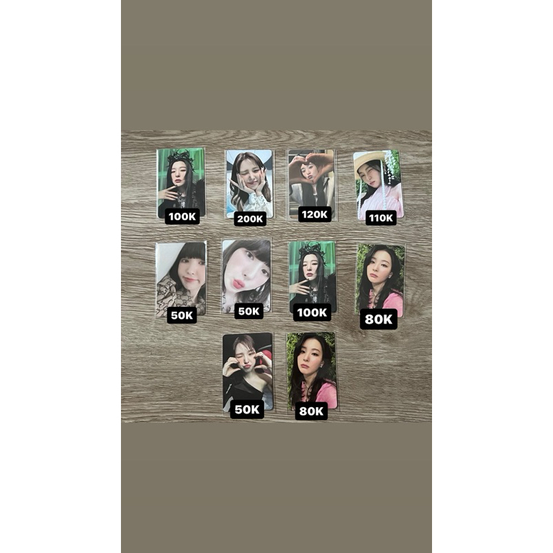 Red Velvet official photocard